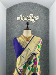 Pure Silk Kanchipuram Full Body Weaving Wedding Special Saree