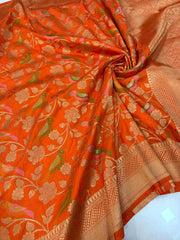 Banarasi Khadi Georgette Trending Saree