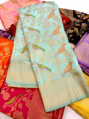 Banarasi Khadi Georgette Trending Saree