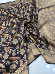Banarasi Khadi Georgette Trending Saree
