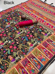 Pure Viscose Gajji Silk Pashmina Saree – Premium Silk Saree