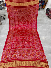 Premium Pure Gaji Silk Bandhani Dupatta
