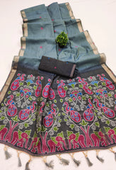 Soft Muga Cotton Summer Special Saree