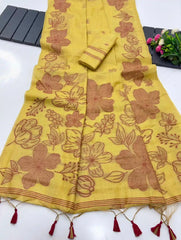 Latest Summer Special Muga Cotton Saree