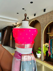 Premium Organza Rajhans Paithani Saree