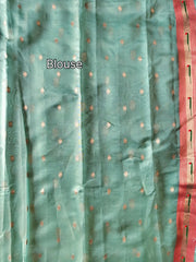Soft Organza Rajhans Paithani Saree