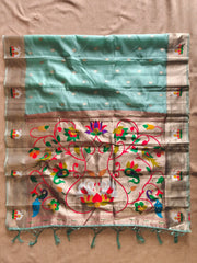 Soft Organza Rajhans Paithani Saree