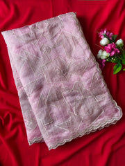 Crush Organza Designer Party Wear Saree