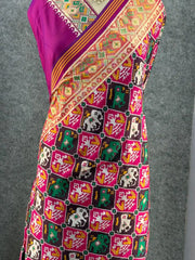 Premium Patola Weaving Elephant Design Saree