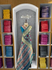 Premium Patola Weaving Elephant Design Saree