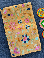 Floral Designer Embroidered Saree