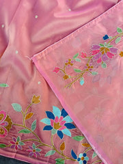 Floral Designer Embroidered Saree