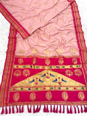 Soft Ilkal Paithani Silk Saree