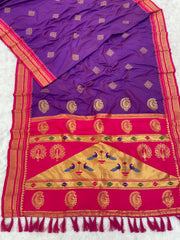 Soft Ilkal Paithani Silk Saree