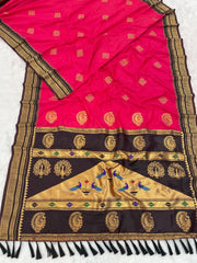 Soft Ilkal Paithani Silk Saree