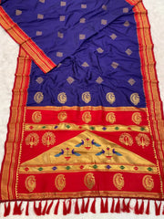 Soft Ilkal Paithani Silk Saree