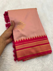 Soft Ilkal Paithani Silk Saree