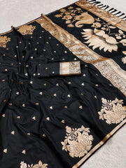 Soft Silk Banarasi Designer Swan Weaving Saree