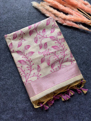 Premium Soft Matka Cotton Jamdani Saree