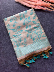 Premium Soft Matka Cotton Jamdani Saree