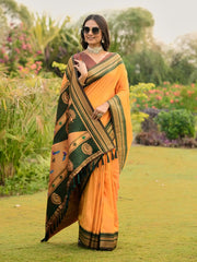 Soft Ilkal Paithani Silk Saree