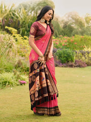 Soft Ilkal Paithani Silk Saree