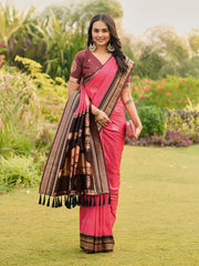 Soft Ilkal Paithani Silk Saree