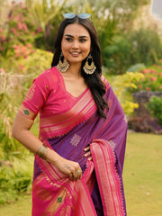 Soft Ilkal Paithani Silk Saree