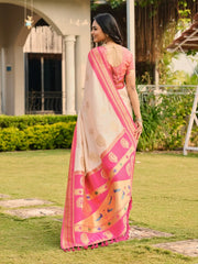 Soft Ilkal Paithani Silk Saree