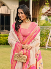 Soft Ilkal Paithani Silk Saree