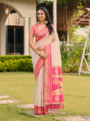 Soft Ilkal Paithani Silk Saree
