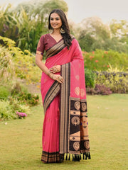 Soft Ilkal Paithani Silk Saree