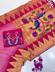 Vidya Balan Inspired Trending Paithani Saree