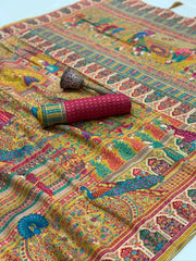 Royal Darbar Pashmina Silk Heritage Mughal Saree