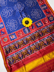 Handloom Silk Rangoli Printed Patola Saree