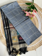 Pure Khadi Raw Silk Weaving Patola Saree