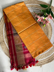 Pure Khadi Raw Silk Weaving Patola Saree