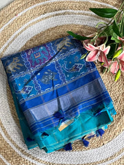 Pure Khadi Raw Silk Weaving Patola Saree