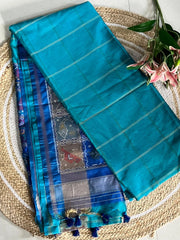 Pure Khadi Raw Silk Weaving Patola Saree