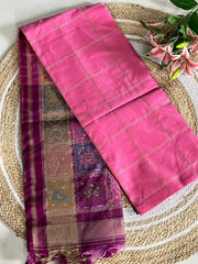 Pure Khadi Raw Silk Weaving Patola Saree