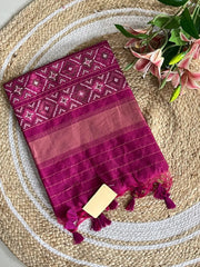 Soft Khadi Raw Silk Weaving Patola Saree