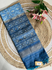 Soft Khadi Raw Silk Weaving Patola Saree