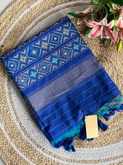 Soft Khadi Raw Silk Weaving Patola Saree