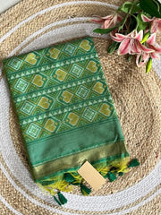 Pure Khadi Raw Silk Weaving Patola Saree