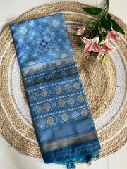 Pure Khadi Raw Silk Weaving Patola Saree