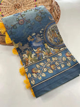 Malai Cotton Digital Printed Kalamkari Saree