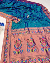 Soft Silk Meenakari Paithani Saree