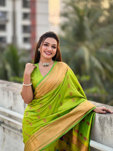 Peacock Paithani Meenakari Pallu Saree