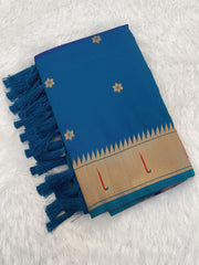 Paithani Vitthala Pallu Muniya Border Saree