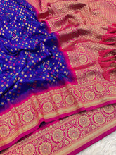 Premium Patola Silk Ikkat Weaves Saree